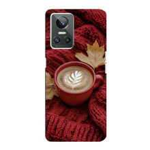 Чохол з унікальним дизайном 'Осінь з кавою' для Realme GT Neo 3 – Кава на ковдрі