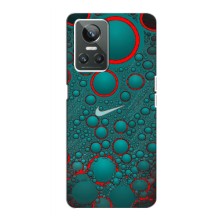 Силиконовый Чехол на Realme GT Neo 3 с картинкой Nike (Найк зеленый)