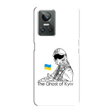Захисні чохли (Призрак Киева) для Realme GT Neo 3 (AlphaPrint) (Льотчик Києва)