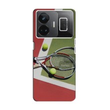 Чехлы с принтом Спортивная тематика для Realme GT Neo 5 – Ракетки теннис