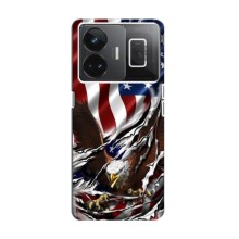 Чехол Флаг USA для Realme GT Neo 5