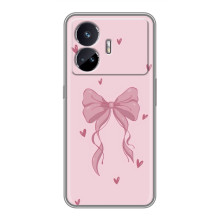 Чохол банти для Realme GT Neo 5 – Бант на рожевому