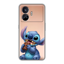 Чехол с рисунком Стич для Realme GT Neo 5 – Стич с шоколадом