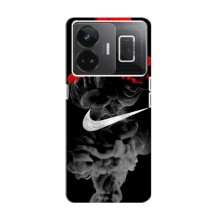 Силиконовый Чехол на Realme GT Neo 5 с картинкой Nike (Nike дым)