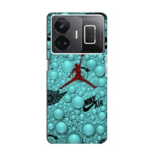 Силиконовый Чехол Nike Air Jordan на Реалми ДжиТи Нео 5 (Джордан Найк)