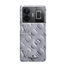Текстурный Чехол Louis Vuitton для Реалми ДжиТи Нео 5 (Белый ЛВ)