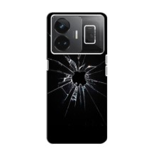 Текстурный Чехол для Realme GT Neo 5 (Биток стекло)