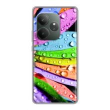 Чехлы (ART) Цветы на Realme GT Neo 6 SE (VPrint) (Семицветик)