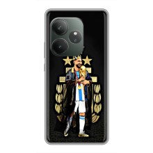 Чехлы для Realme GT Neo 6 SE (Leo чемпион) (AlphaPrint) (Месси Король)