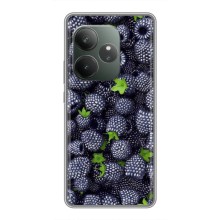 Чехлы с Фруктами для Realme GT Neo 6 SE (VPrint) (Ежевика)