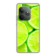 Чехлы с Фруктами для Realme GT Neo 6 SE (VPrint) (Лайм)
