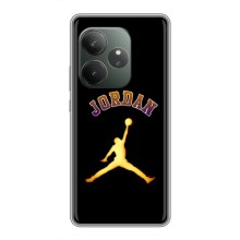 Чехлы для Realme GT Neo 6 SE - с картинкой JORDAN (AlphaPrint) (Jordan Gold)