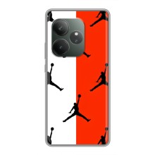 Чехлы для Realme GT Neo 6 SE - с картинкой JORDAN (AlphaPrint) (Лого Джордан)