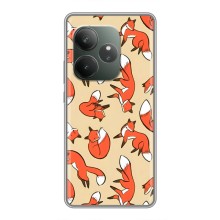 Чехлы с картинкой Лисички для Realme GT Neo 6 SE (VPrint) (Лисички)
