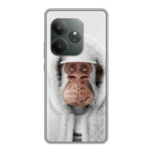 Чехлы с Обезьянами NFT для Realme GT Neo 6 SE (AlphaPrint) (обезьяна NFT в тату)