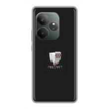 Чехол Майнкрафт на Realme GT Neo 6 SE (AlphaPrint) Minecraft (Овечка Майнкрафт)