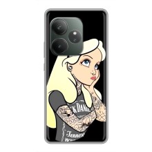 Чехол с печатью для Realme GT Neo 6 SE - (Мода) (AlphaPrint) (Девочка в тату)