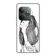 Чехол с печатью для Realme GT Neo 6 SE - (Мода) (AlphaPrint) (Фото девочки)