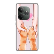 Чехол на GT Neo 6 SE с Котами (VPrint) (Любовь к котикам)