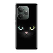 Чехол на тематику: Коты для Realme GT Neo 6 SE – Черный Котик