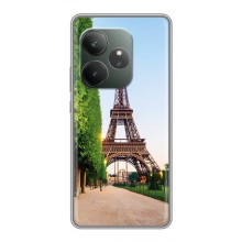 Чехол Эйфелева Башня для Realme GT Neo 6 SE - (AlphaPrint) (Дорога в Париж)