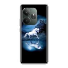 Чехол для GT Neo 6 SE - (Единорожки - Новинки) (AlphaPrint) (Единорог)