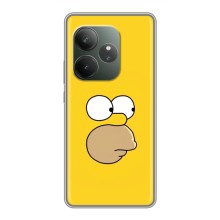 Чехол с Симпсонами для Realme GT Neo 6 SE (VPrint) (Гомер)