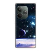 Чехол (ТПУ) с планетами на Realme GT Neo 6 SE – Космический вид