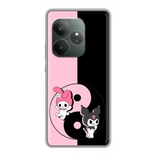 Чехол с кроликом Куроми на Realme GT Neo 6 SE (Куроми Инь Янь)