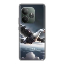 Чехол с мемом Тралалело тралала на Realme GT Neo 6 SE (Бомбардини гусини)