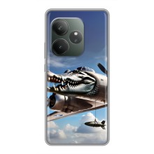 Чехол с мемом Тралалело тралала на Realme GT Neo 6 SE (Бомбардиро крокодило)