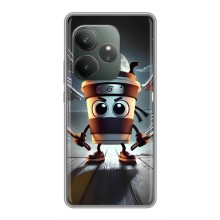 Чехол с мемом Тралалело тралала на Realme GT Neo 6 SE (Капучино асасино)