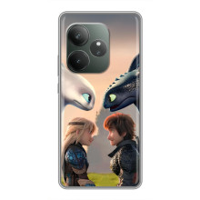 Чехол как приручить дракона на Realme GT Neo 6 SE – Гикавка и Астрид