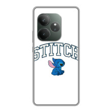 Чехол с принтом Стич на Realme GT Neo 6 SE – Стич лого
