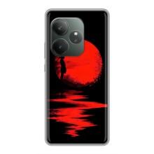 Летний Чехол на Realme GT Neo 6 SE – Красный Закат