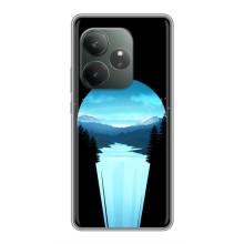 Летний Чехол на Realme GT Neo 6 SE – Синий Водопад