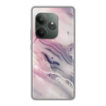Мраморный чехол на Realme GT Neo 6 SE (VPrint) (Пурпурный Мрамор)