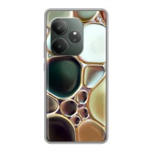 Мраморный чехол на Realme GT Neo 6 SE (VPrint) (Радужный Мрамор)