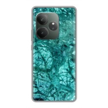 Мраморный чехол на Realme GT Neo 6 SE (VPrint) (Зеленый мрамор)