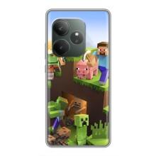 Чехлы для Realme GT Neo 6 SE (Персонажи Майн Крафт) (Майн-крафт)