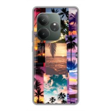 Силиконовый чехол с КАРТИНКАМИ лето для Realme GT Neo 6 SE (AlphaPrint) (Летний отпуск)