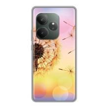Силіконовий Чохол з кульбабками на Realme GT Neo 6 SE – Квітка-кульбаба