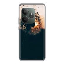 Силіконовий Чохол з кульбабками на Realme GT Neo 6 SE – Гарна кульбабка