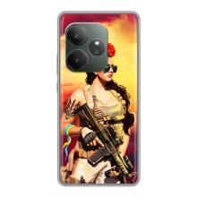 ЗСУ Чехлы (TPU) для Realme GT Neo 6 SE – Женщина солдат