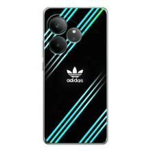Чохли Адидас для Realme GT Neo 6 (AlphaPrint) (Адідас з полосами)