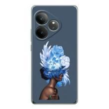 Чехлы (ART) Цветы на Realme GT Neo 6 (VPrint) (Цветы на голове)