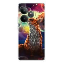 Чохли з картинкою Лисичка для Realme GT Neo 6 (VPrint) (Лисичка в космосі)