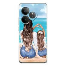 Чохол з друком для Realme GT Neo 6 - (Мама з дитинкою) (AlphaPrint) (Мама з донькою)