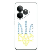 Чохли для Realme GT Neo 6 Укр. Символіка (AlphaPrint) (Герб з букв)