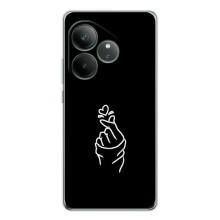 Чехлы (Знак сердечка) на Realme GT Neo 6 – Знак Сердечка
